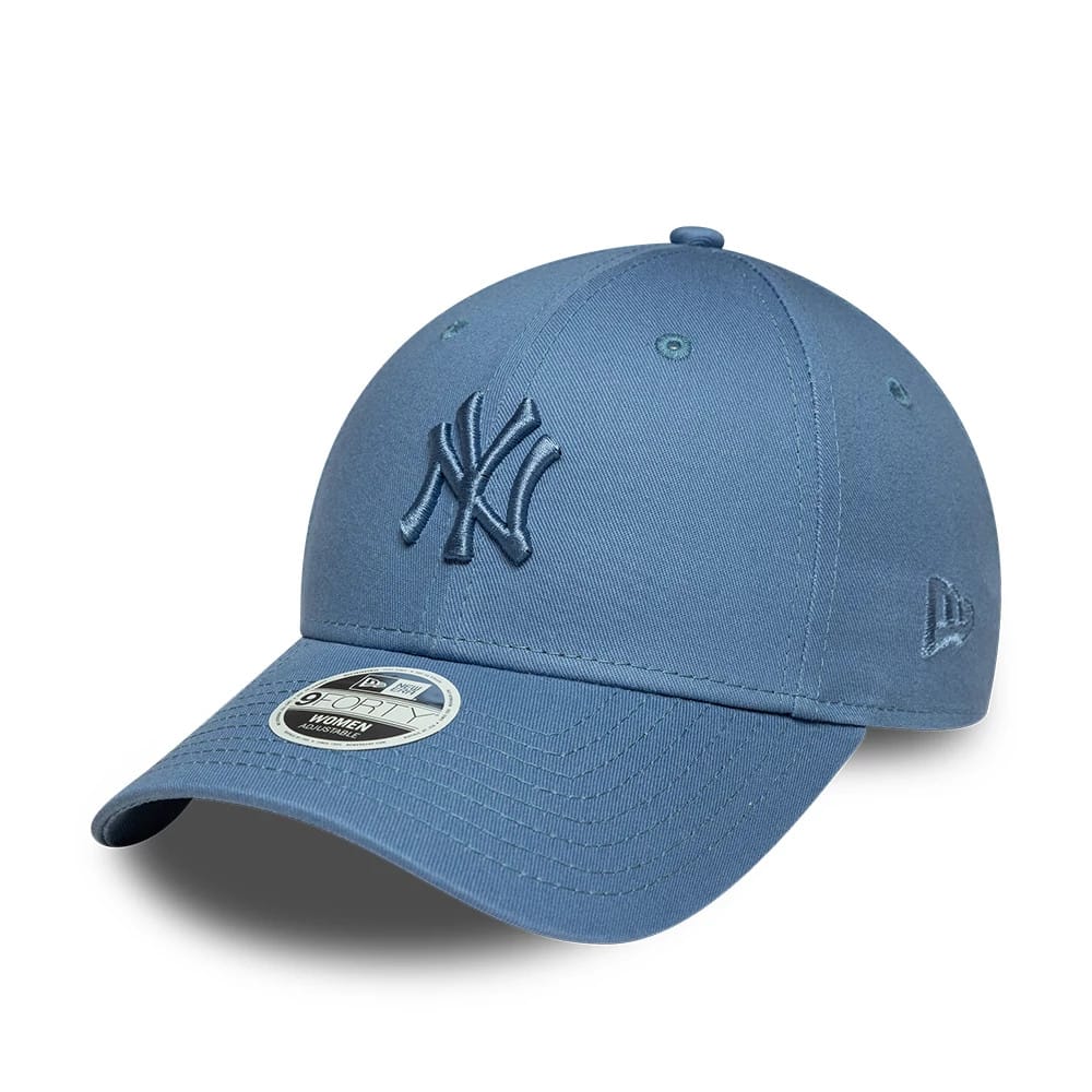 Pictured is this Womens MLB League Essential New York Yankees 9FORTY cap in blue. 1