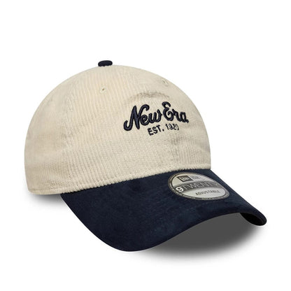 Pictured is this New Era Cord Mix 9TWENTY cap in cream. 3
