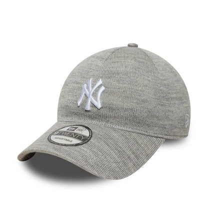 Pictured is this MLB Knitted New York Yankees 9TWENTY A-Frame cap in grey. 1