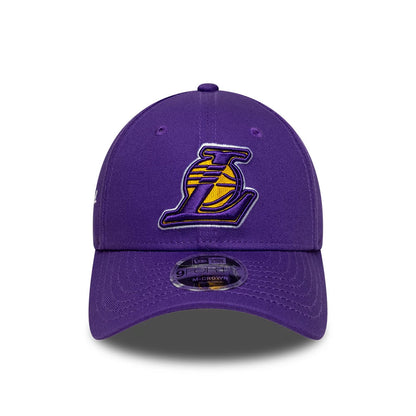 Pictured is this NBA Side Script LA Lakers 9FORTY M-Crown cap in purple. 2