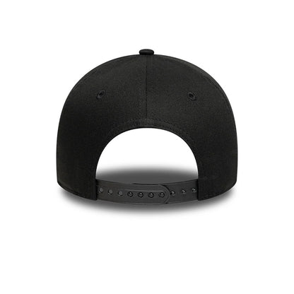 Pictured is this MLB Metallic Outline New York Yankees 9FORTY A-Frame cap in black. 4