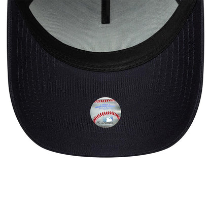 Pictured is this MLB Metallic Outline LA Dodgers 9FORTY A-Frame cap in navy. 5