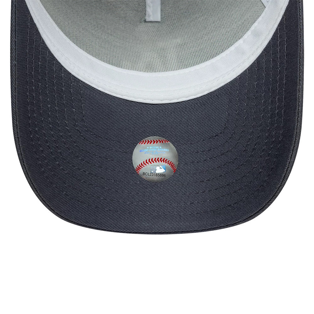 Pictured is this MLB League Essential LA Dodgers 9FORTY A-Frame Trucker cap in grey. 5
