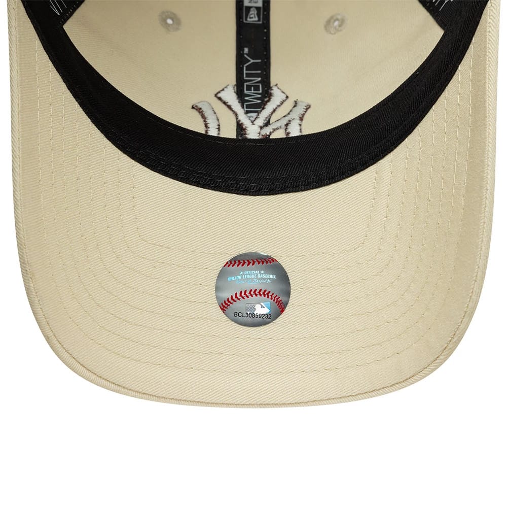 Pictured is this MLB League Essential New York Yankees 9TWENTY cap in cream. 5