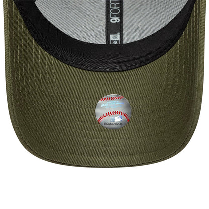 Pictured is this Womens MLB Tortoise Infill New York Yankees 9FORTY cap in green. 5