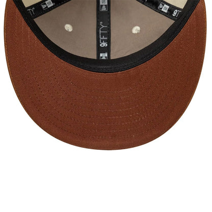 Pictured is this New Era Suede Retro Crown 9FIFTY cap in cream. 5
