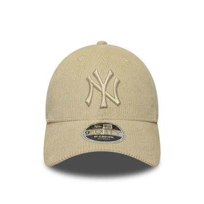 Pictured is this MLB Cord New York Yankees 9FORTY M-Crown cap in cream. 2