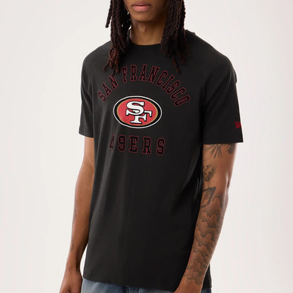 The model is wearing this NFL Sideline 2026 San Francisco 49ers T-Shirt in black. 4
