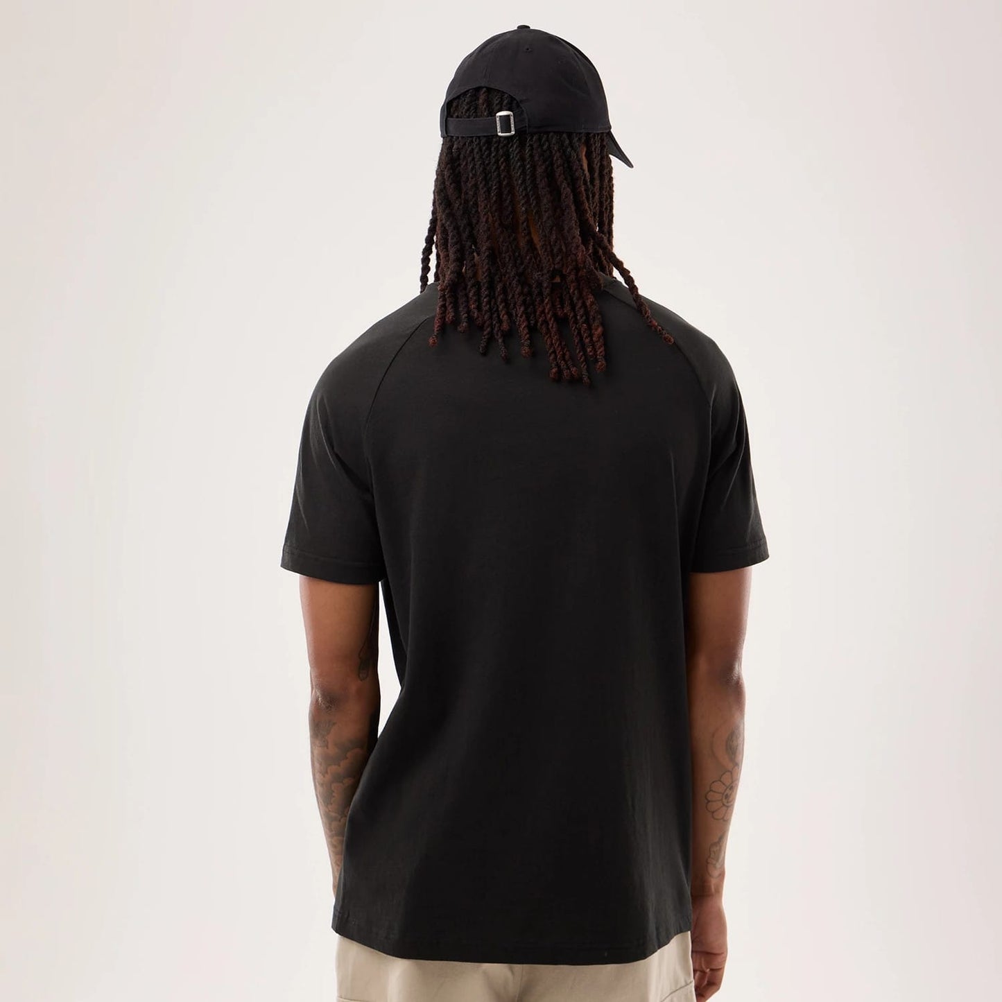 The model is wearing this NFL Sideline 2026 Denver Broncos T-Shirt in black. 2