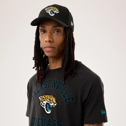 The model is wearing this NFL Sideline 2026 Jacksonville Jaguars T-Shirt in black. 6