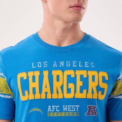 The model is wearing this NFL Sideline 2026 LA Chargers T-Shirt in blue. 3