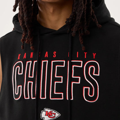 The model is wearing this NFL Sideline 2026 Kansas City Chiefs Tank Top in black. 4