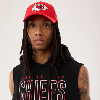 The model is wearing this NFL Sideline 2026 Kansas City Chiefs Tank Top in black. 6