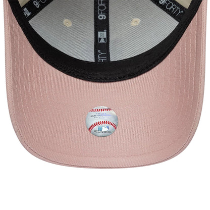 Pictured is this Womens MLB Floral New York Mets 9FORTY cap in Cream. 7