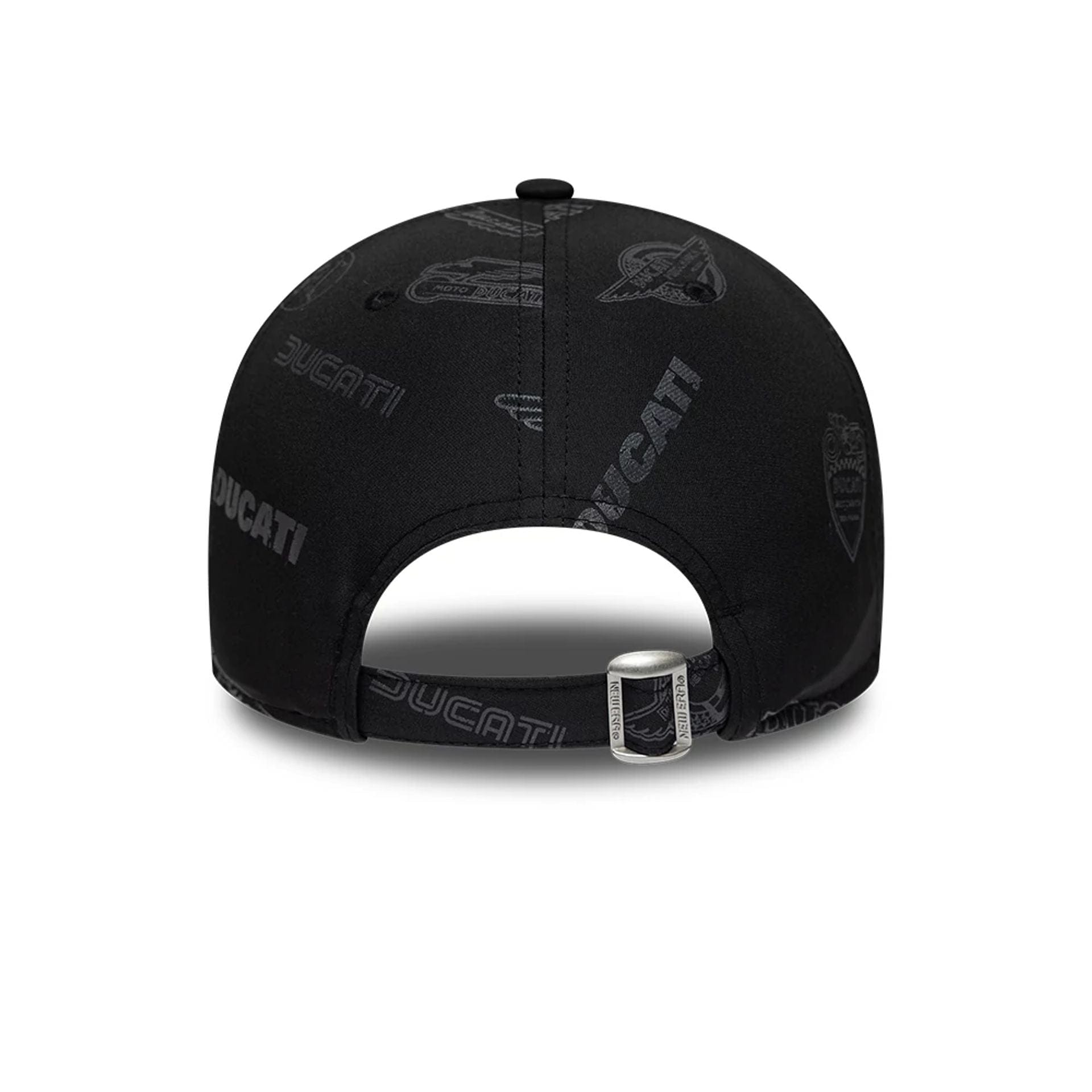 Pictured is this Ducati Motor Logo All Over Print 9FORTY cap in black. 4
