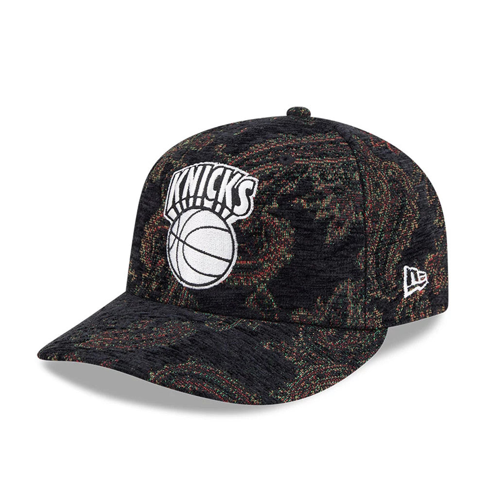 NBA Jacquard Chenille New York Knicks Black 59FIFTY Fitted Cap