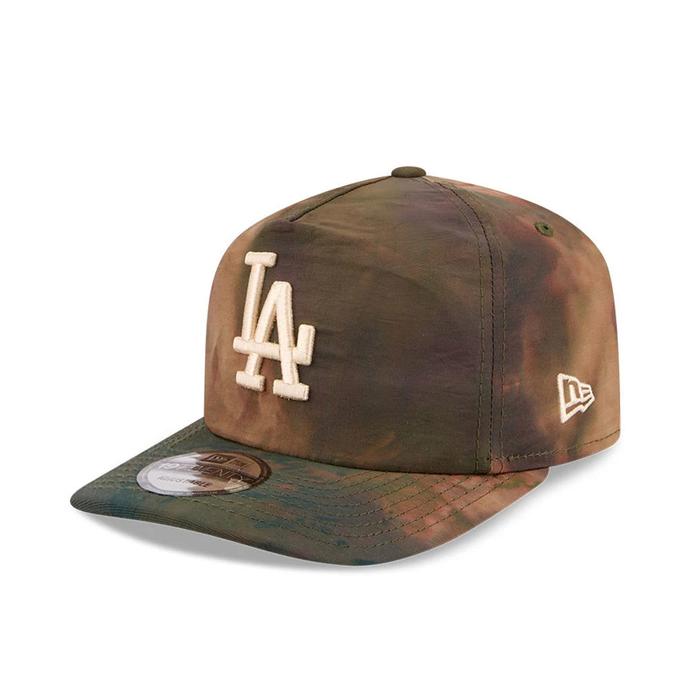 Pictured is this MLB Nylon Wash Dye LA Dodgers 19TWENTY Adjustable cap in open green. 1