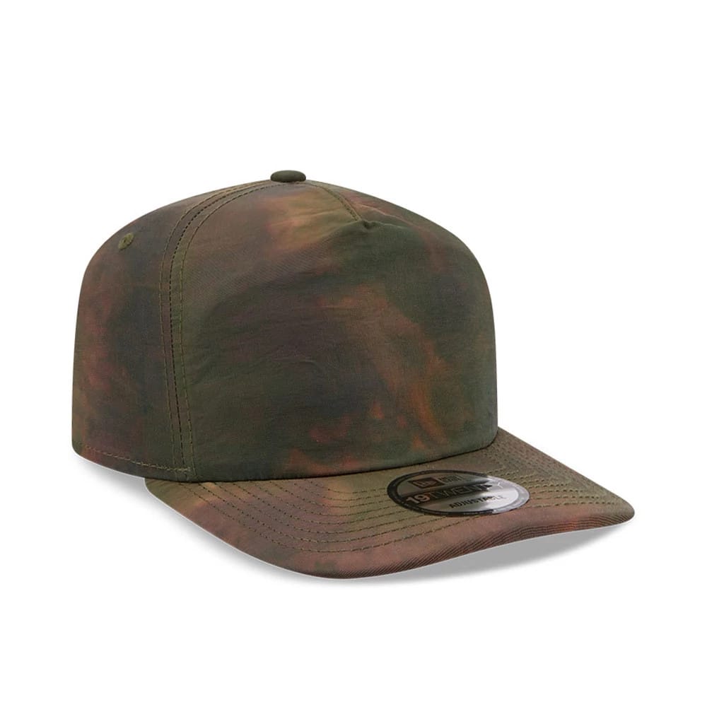 Pictured is this New Era Nylon Wash Dye 19TWENTY Adjustable cap in open green. 3