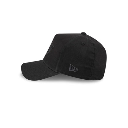 Pictured is this NHL Quickstrike Waxy Canvas LA Kings 59FORTY A-Frame Fitted cap in black. 5