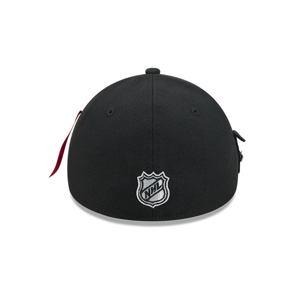 Pictured is this NHL X Alpha LA Kings 59FORTY A-Frame Fitted cap in Black. 6