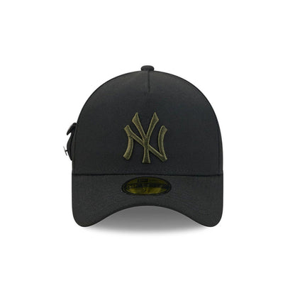 Pictured is this MLB X Alpha New York Yankees 59FORTY A-Frame Fitted cap in black. 2
