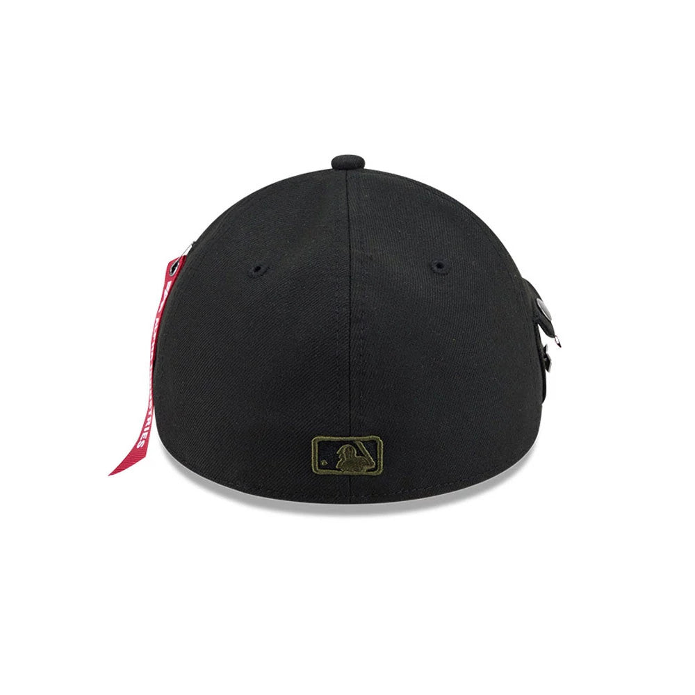 Pictured is this MLB X Alpha New York Mets 59FORTY A-Frame Fitted cap in black. 6