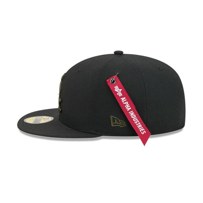 Pictured is this MLB X Alpha Chicago White Sox 59FIFTY Fitted cap in black. 5