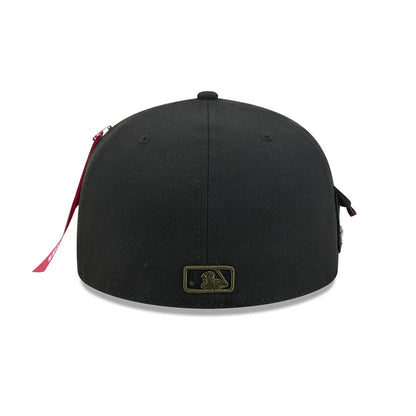 Pictured is this MLB X Alpha Chicago White Sox 59FIFTY Fitted cap in black. 7