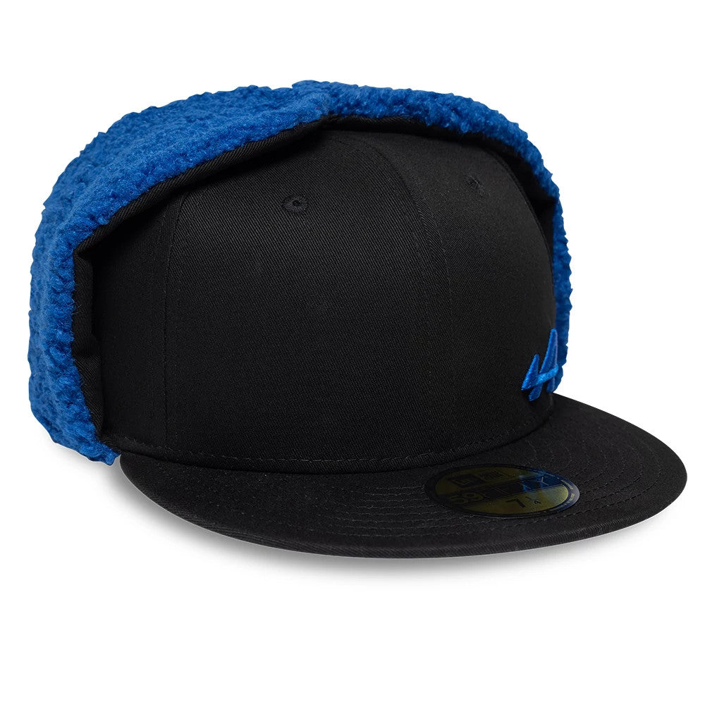 Pictured is this A390 Alpine Racing Dogear 59FIFTY Fitted cap in navy. 4