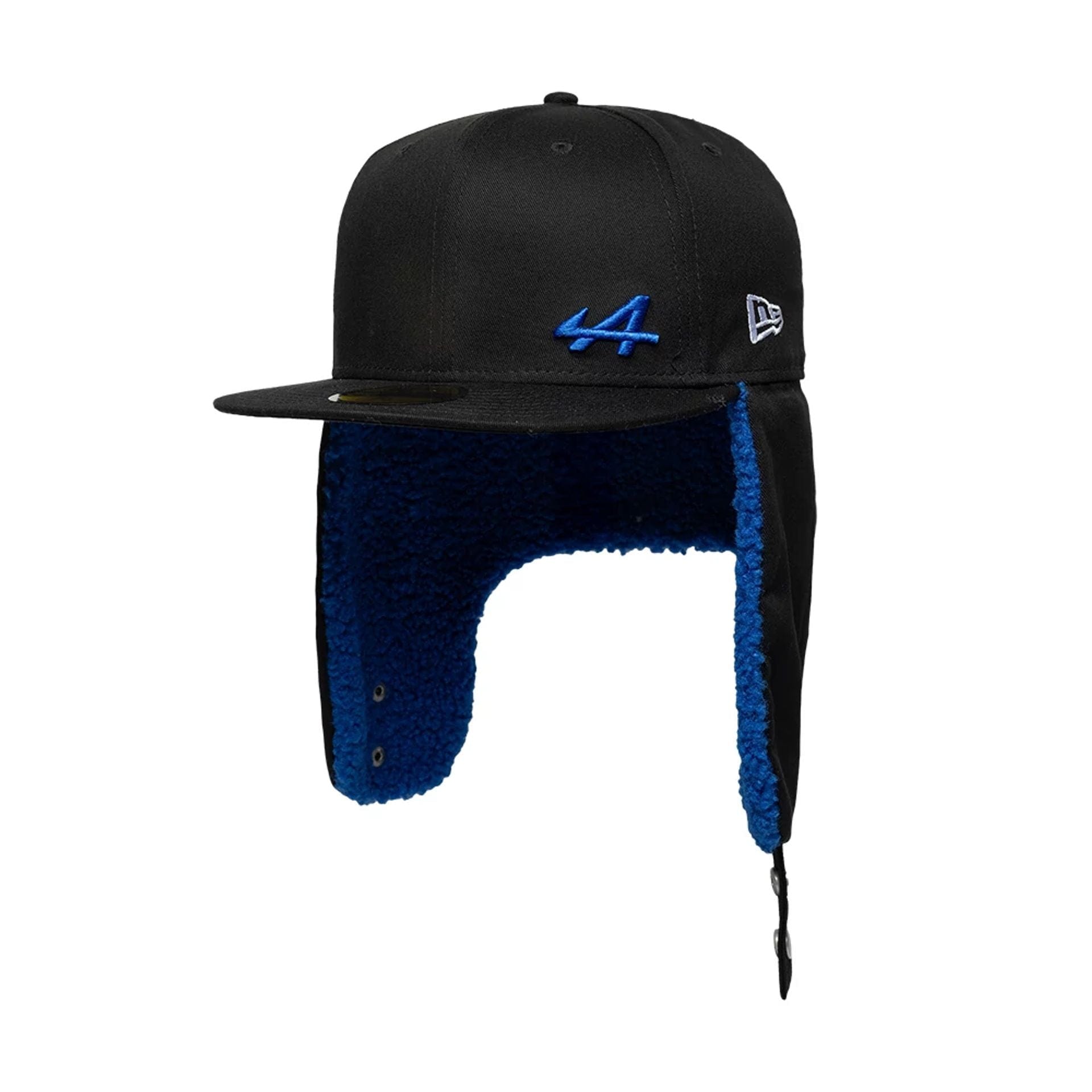 Pictured is this A390 Alpine Racing Dogear 59FIFTY Fitted cap in navy. 2