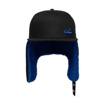 Pictured is this A390 Alpine Racing Dogear 59FIFTY Fitted cap in navy. 9