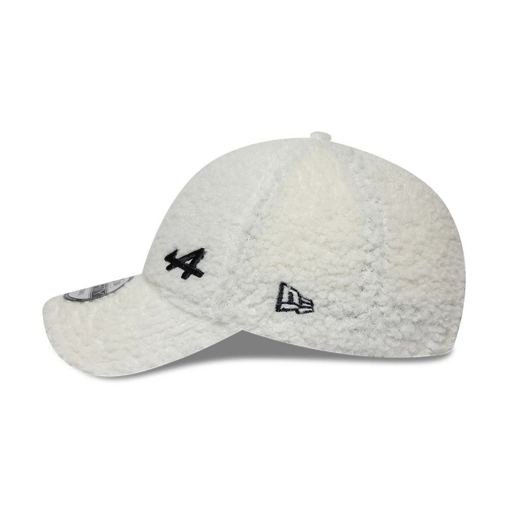 Pictured is this A390 Alpine Racing 9FORTY Adjustable cap in cream. 4