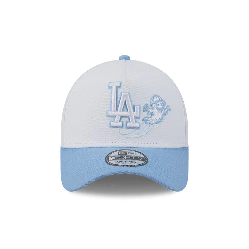 Pictured is this MLB Halloween LA Dodgers 9FORTY A-Frame cap in white. 3