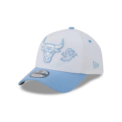 Pictured is this NBA Halloween Chicago Bulls 9FORTY A-Frame cap in white. 1