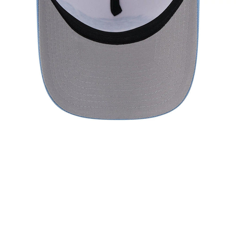 Pictured is this NBA Halloween LA Lakers 9FORTY A-Frame cap in white. 2