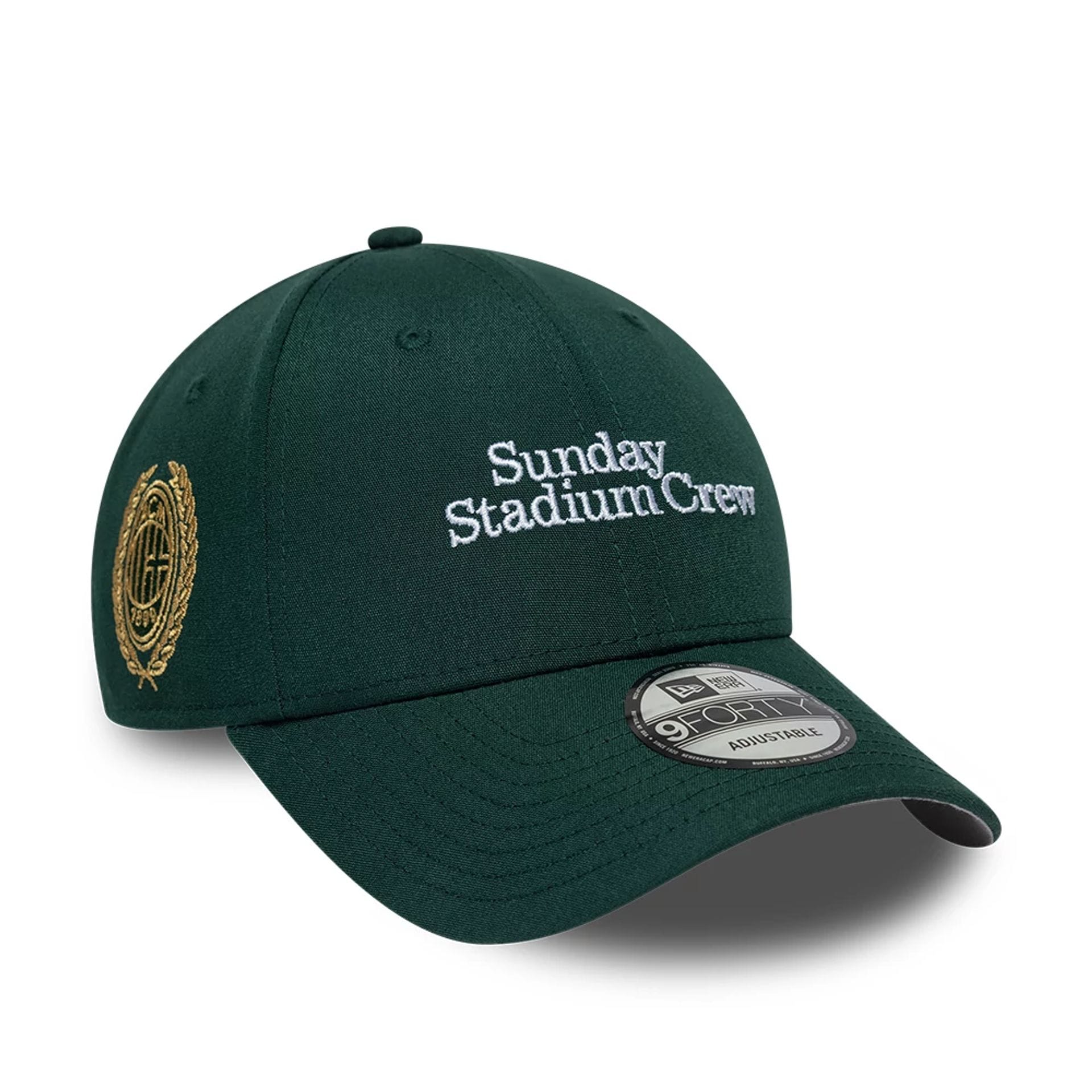 Pictured is this Sunday Stadium AC Milan 9FORTY cap in dark green. 1