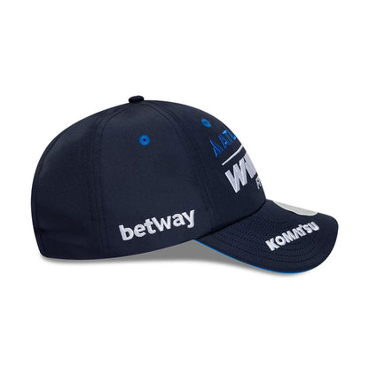 Pictured is this Womens Atlassian Williams F1 Team Team Open Back cap in navy. 5
