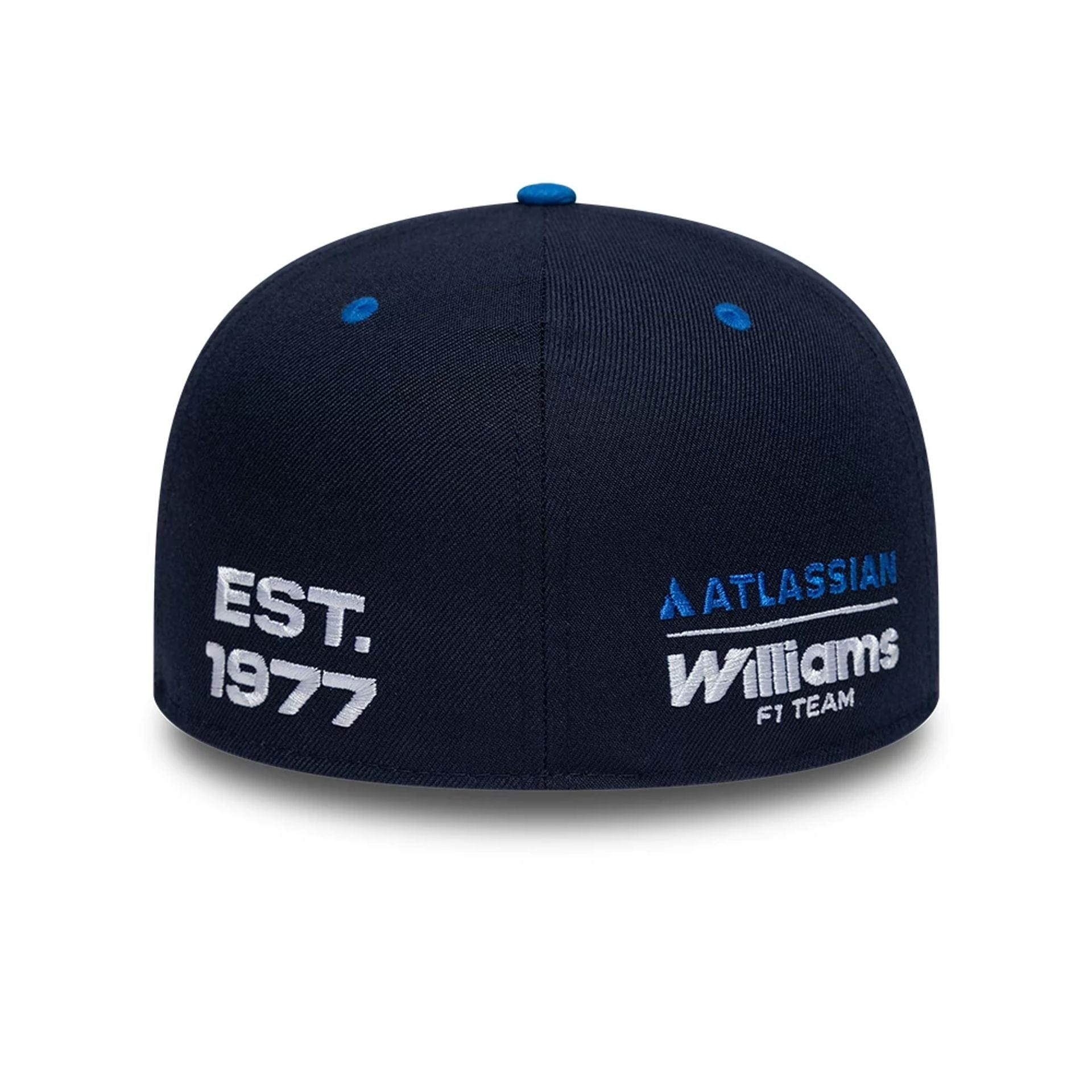 Pictured is this Atlassian Williams F1 Team Launch 59FIFTY Fitted cap in navy. 6