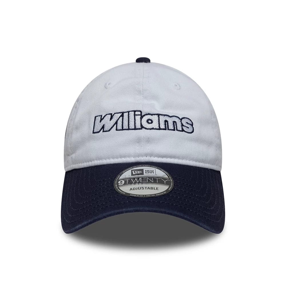 Pictured is this Atlassian Williams F1 Team Suzuka Race Special 9TWENTY Adjustable cap in white. 2