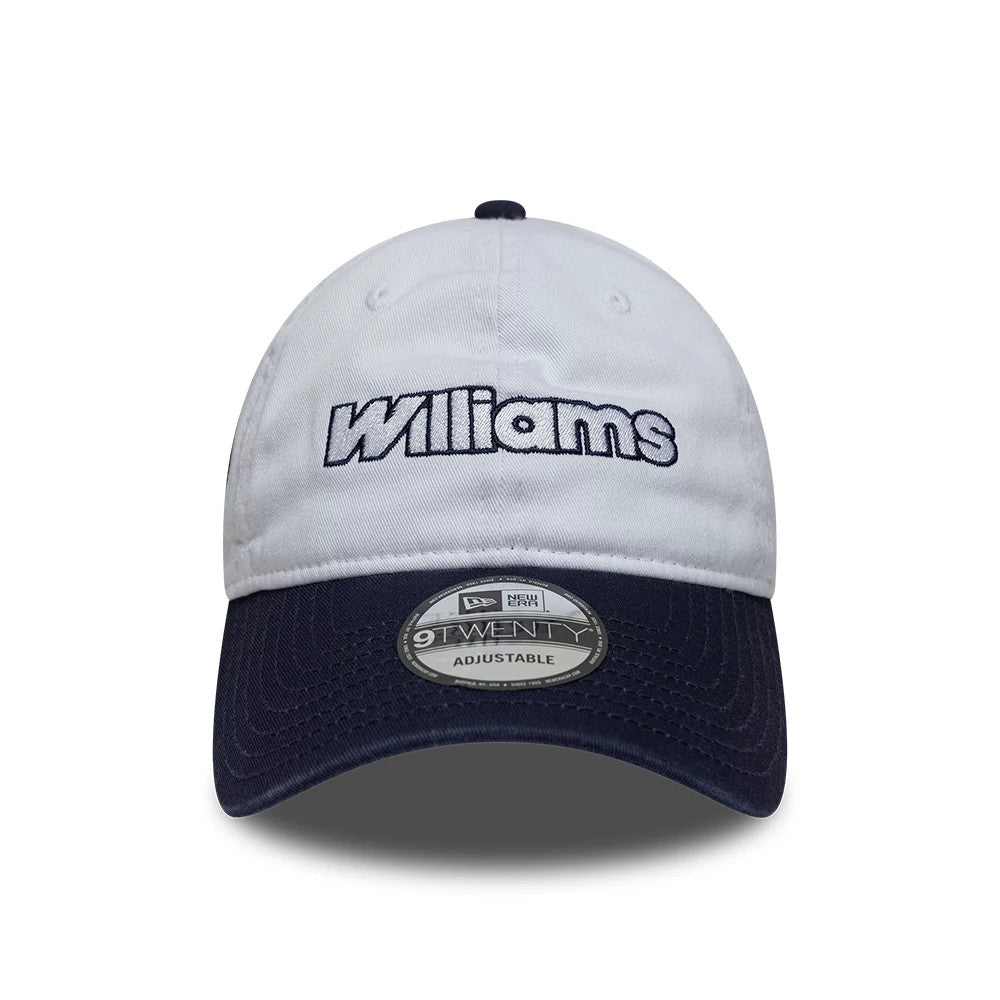 Pictured is this Atlassian Williams F1 Team Suzuka Race Special 9TWENTY Adjustable cap in white. 2