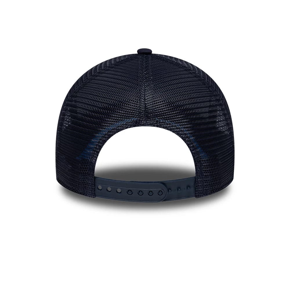 Pictured is this Atlassian Williams F1 Team Essential 9FORTY A-Frame Trucker Adjustable cap in navy. 4
