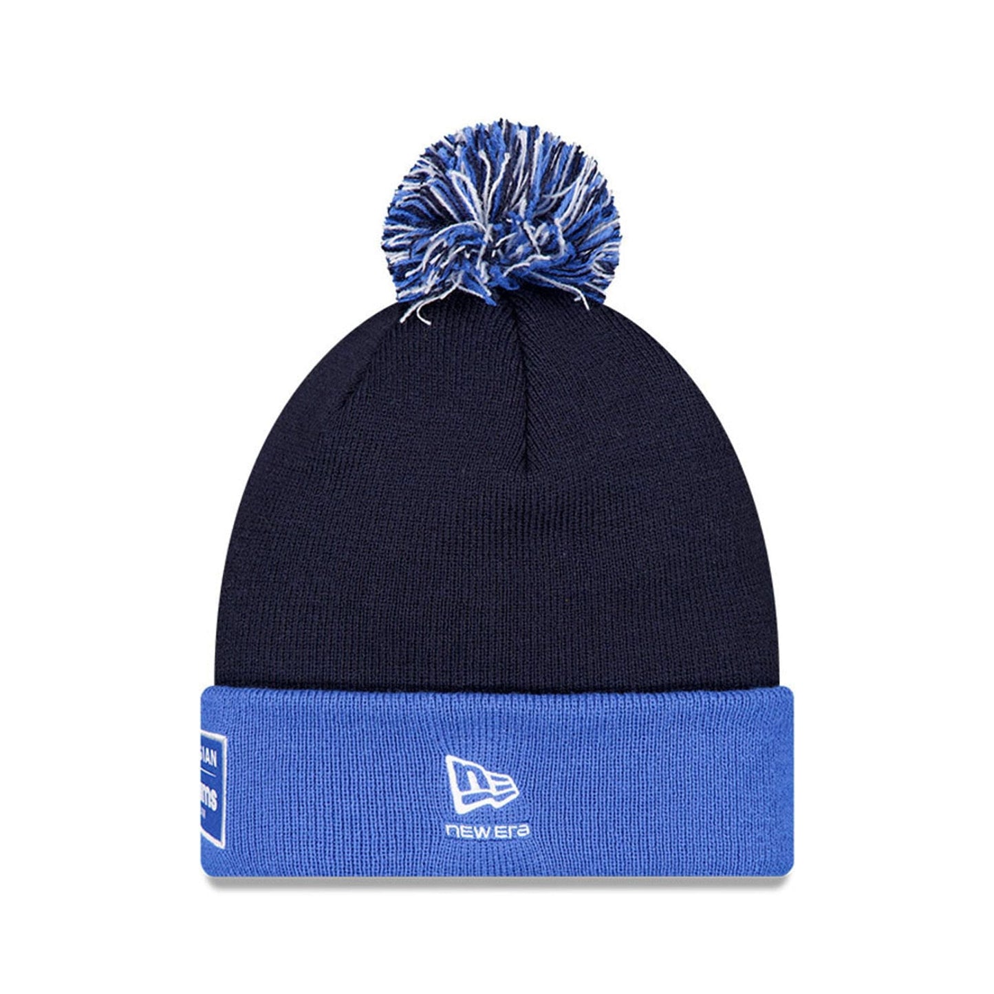 Pictured is this Atlassian Williams F1 Team Essential Bobble Knit Beanie hat in navy. 3