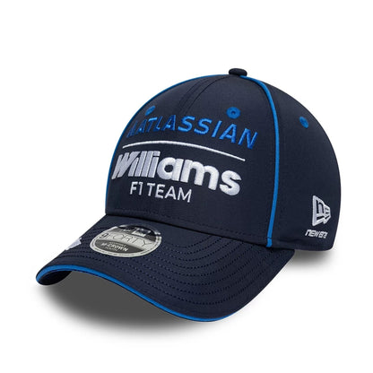 Pictured is this Youth Atlassian Williams F1 Team Team 9FORTY M-Crown Adjustable cap in navy. 4