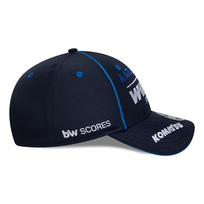 Pictured is this Youth Atlassian Williams F1 Team Team 9FORTY M-Crown Adjustable cap in navy. 5