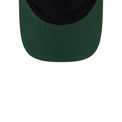 Pictured is this Womens NFL Green Bay Packers 9FORTY M-Crown A-Frame Trucker cap in dark green. 7