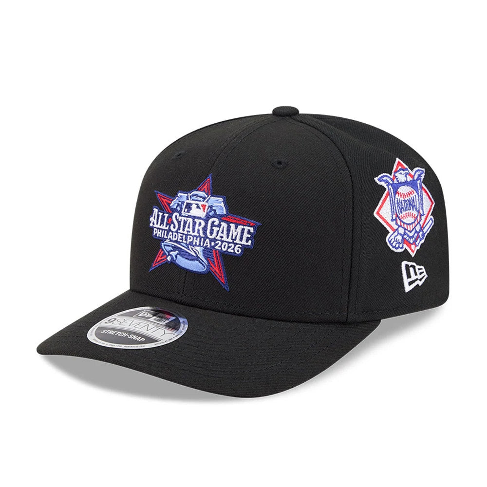MLB All Star Game Phillies Black 9SEVENTY Stretch Snap Cap | NEC EU