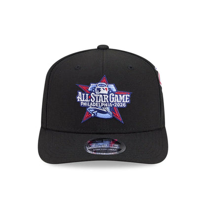 Pictured is this MLB All Star Game Philadelphia Phillies 9SEVENTY Stretch Snap cap in black. 3