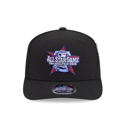 Pictured is this MLB All Star Game Philadelphia Phillies 9SEVENTY Stretch Snap cap in black. 3