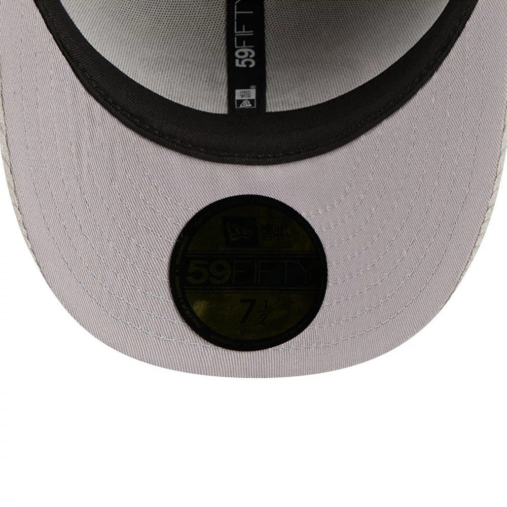 Pictured is this NFL Cord San Francisco 49ers 59FIFTY Fitted cap in grey. 7