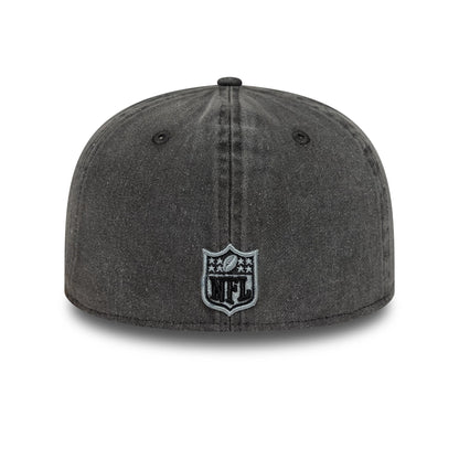 Pictured is this NFL Washed Las Vegas Raiders 59FIFTY Fitted cap in black. 5